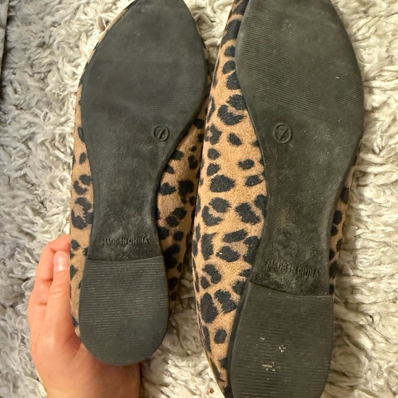 2/$15 Old Navy - Black & Brown Leopard Print Flats - Picture 9 of 9